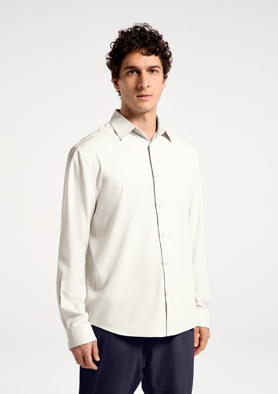 Camisa Masculina Manga Longa Tech - Off White