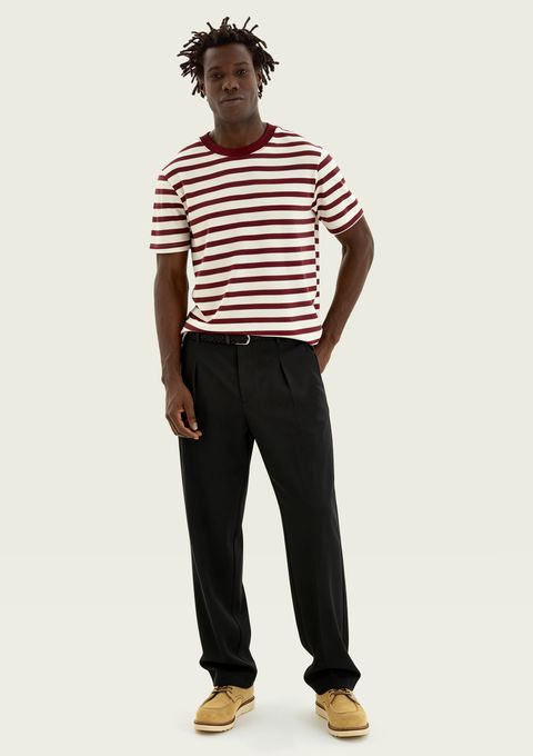 Calça Masculina Reta em Alfaiataria - Preto — Hering