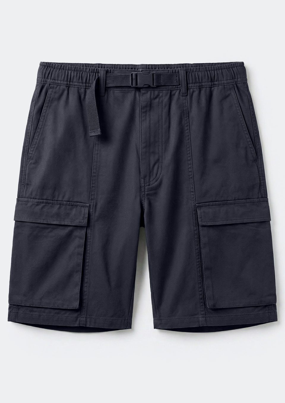 Bermuda Masculina Reta Cargo Tech - Azul