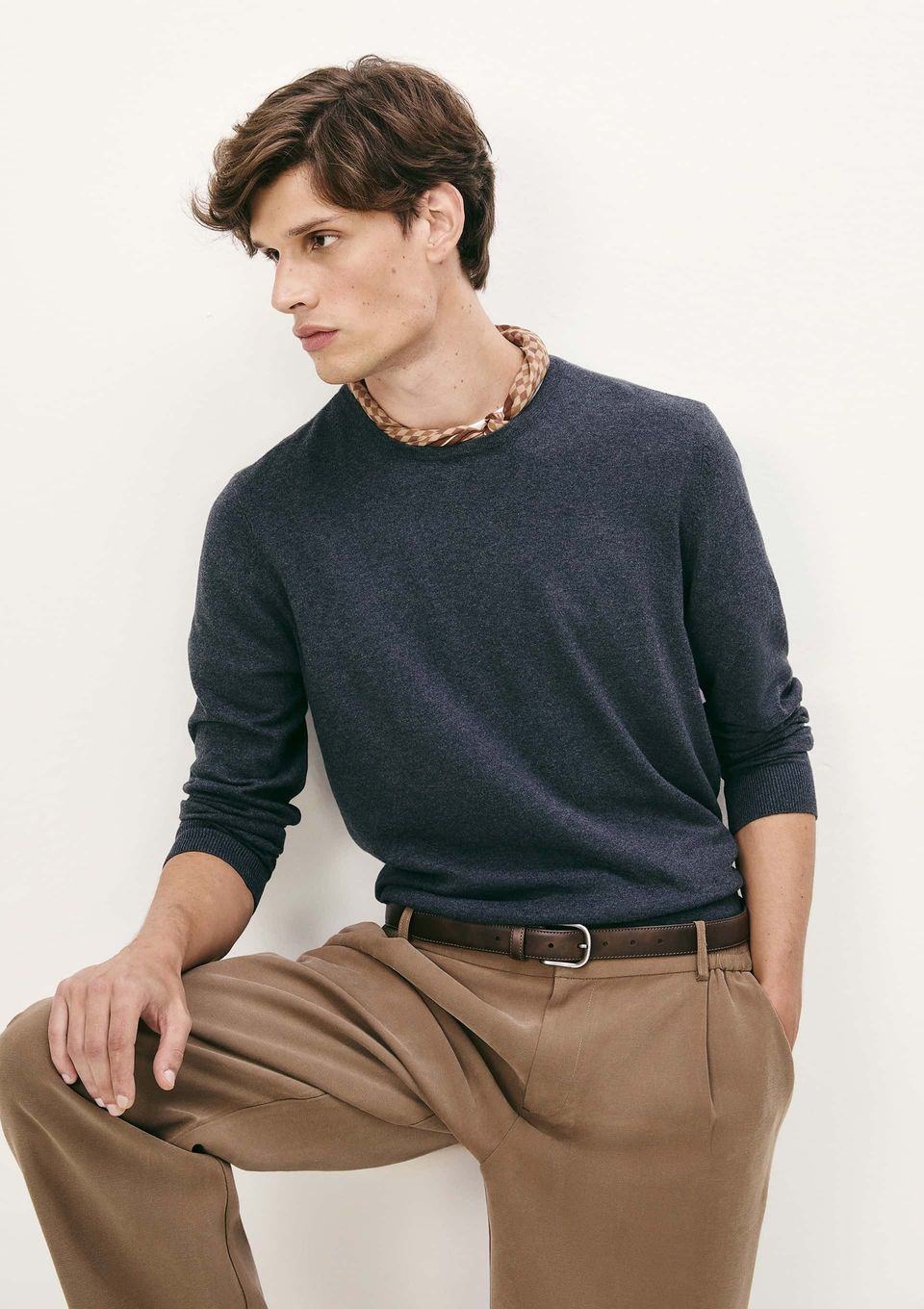 Blusão Básico Masculino Regular - Cinza