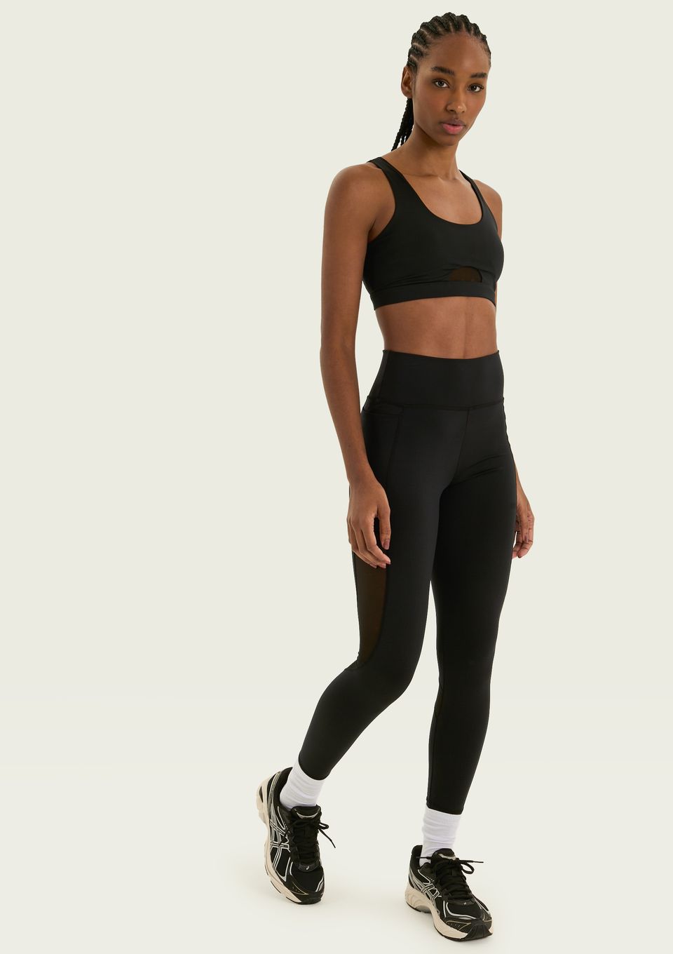 Calça Legging Esportiva Elastizada - Preto