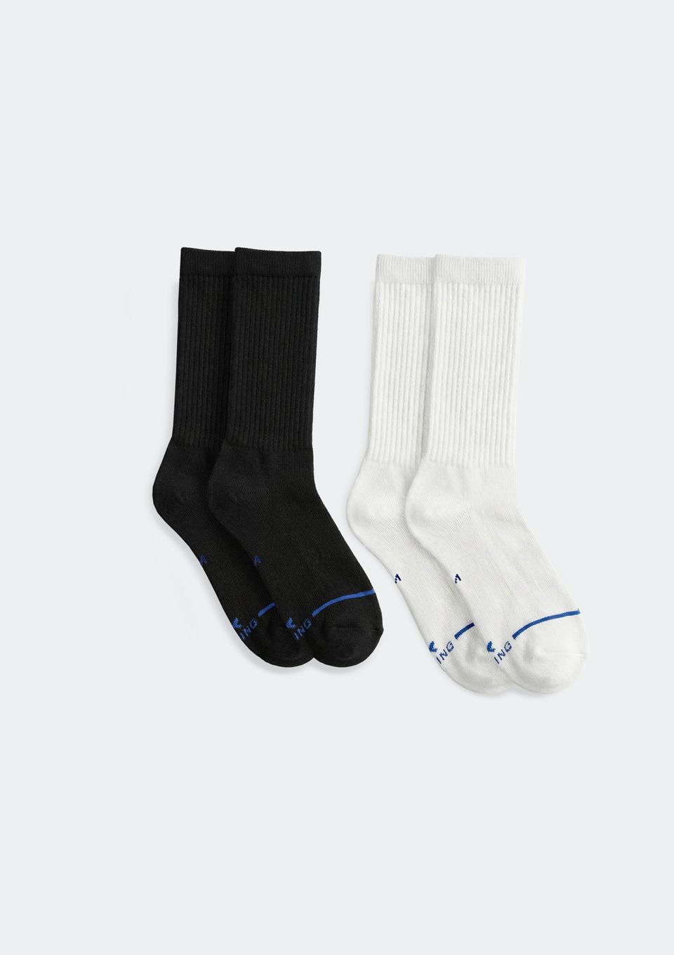 Kit 2 Pares de Meias Cano Longo Unissex - Multicolorido