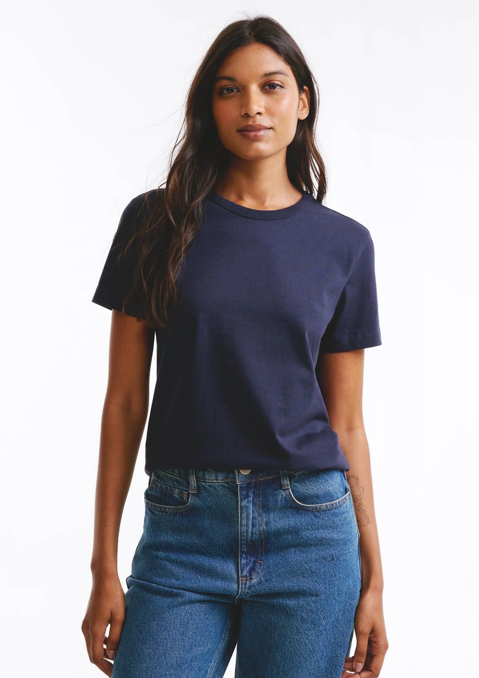 Camiseta Brasil Feminina Manga Curta - Azul