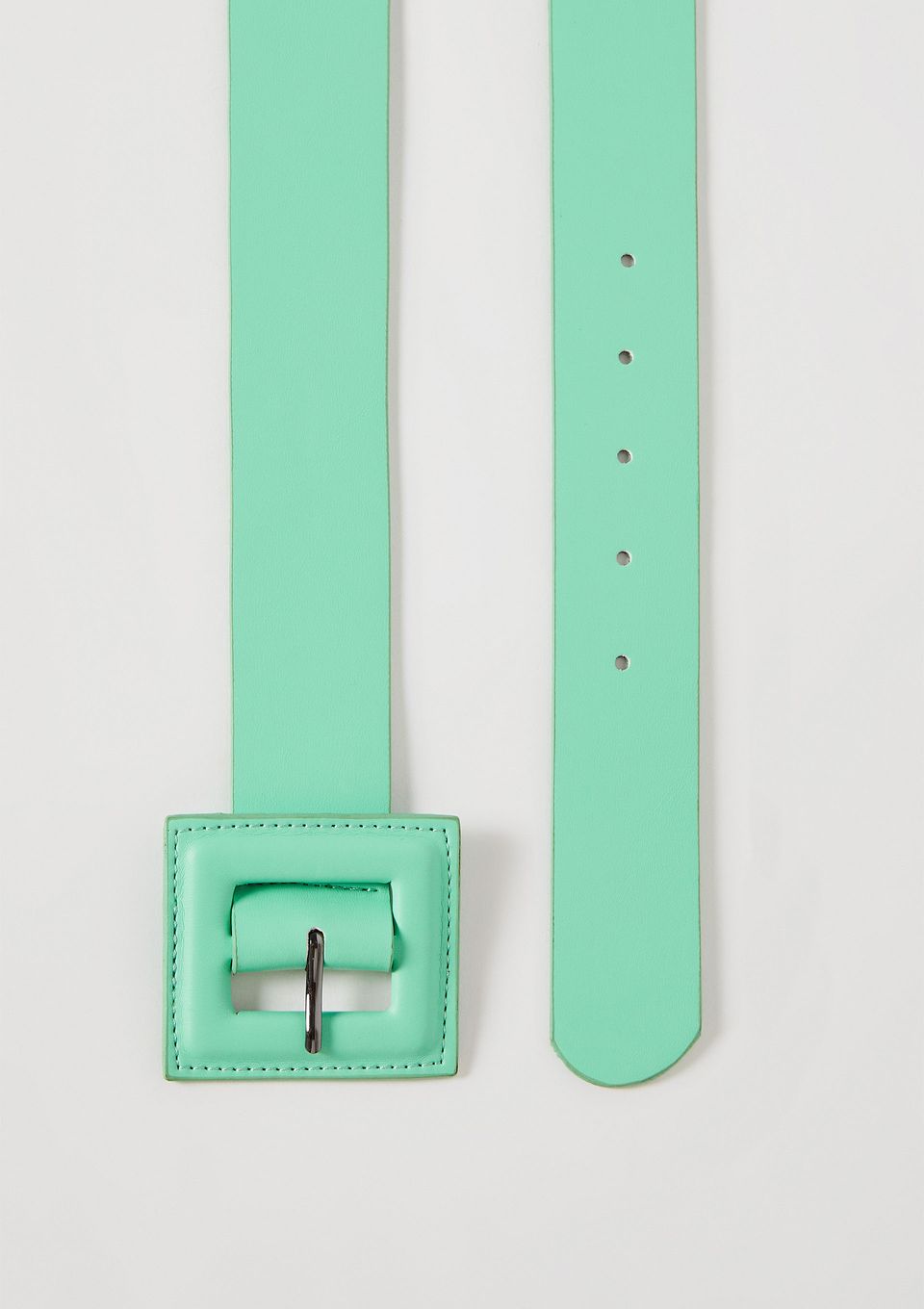 Cinto Feminino Sintético com Fivela Quadrada - Verde