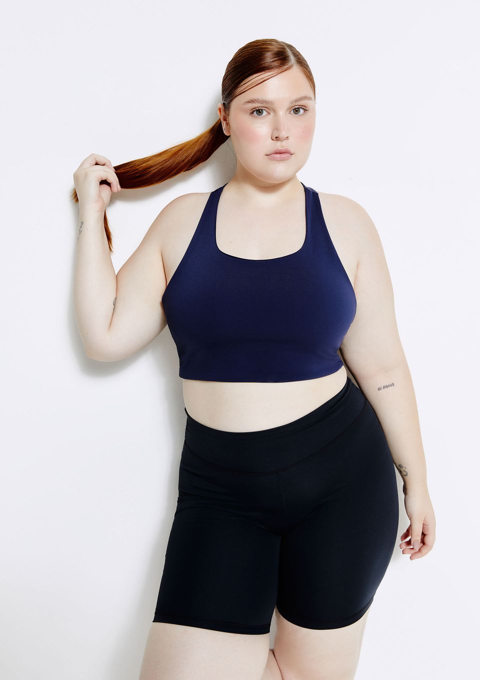 Top Esportivo Feminino Hero com Fio Lycra® - Azul