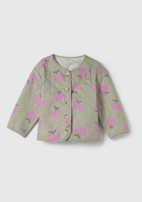 Jaqueta Infantil Menina Toddler em Matelassê - Verde — Hering