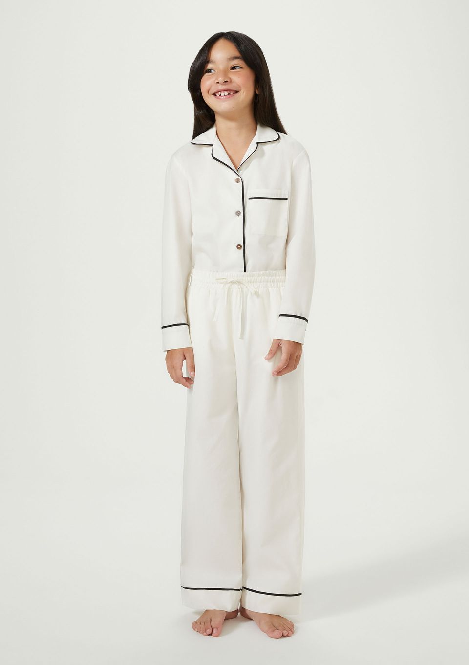 Calça Infantil Unissex Mine Me Hering + Thai de Melo - Off White