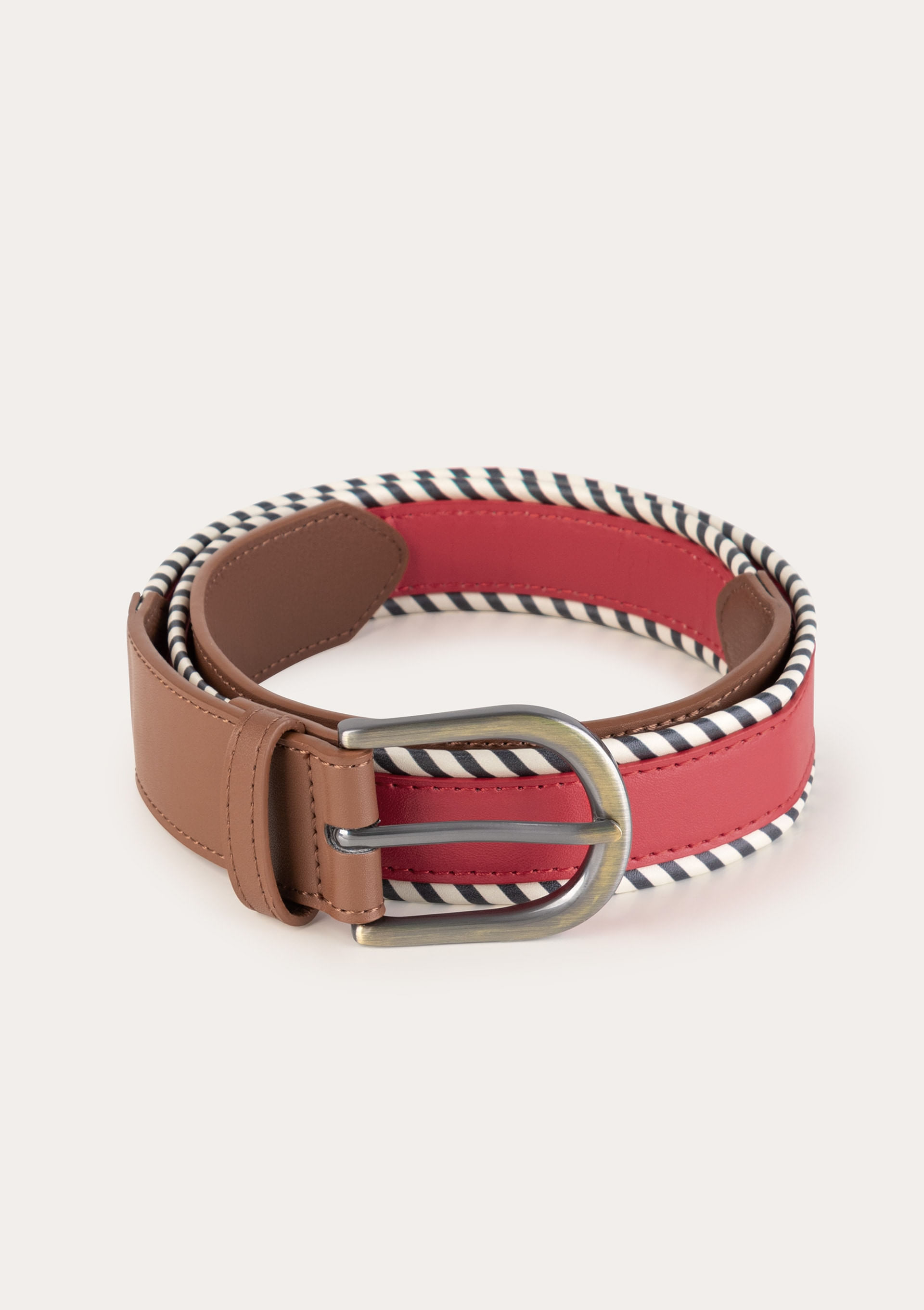 Cinto Feminino Multicolorido - Marrom — Hering