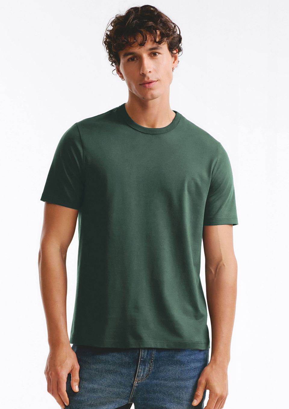 Camiseta Brasil Masculina Manga Curta - Verde
