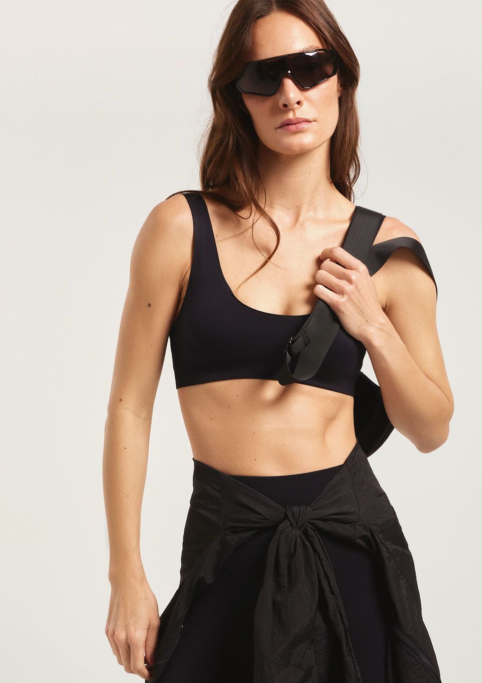 Top Esportivo Sem Costura - Preto