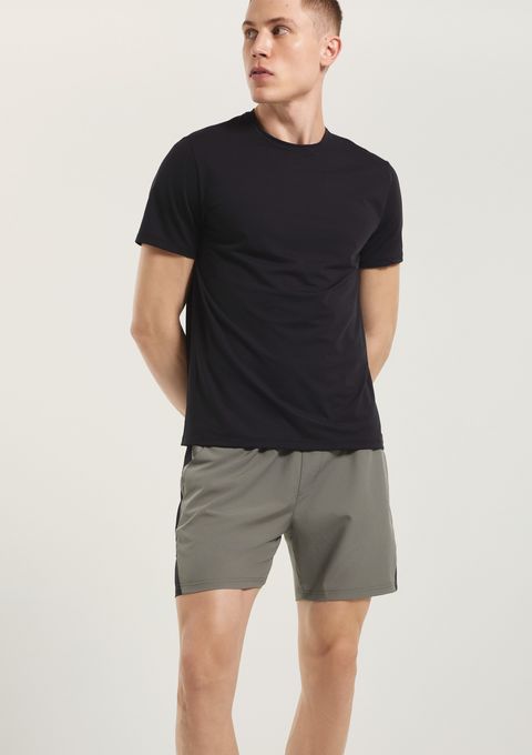 Camiseta Esportiva Masculina Manga Curta Fresh - Preto — Hering