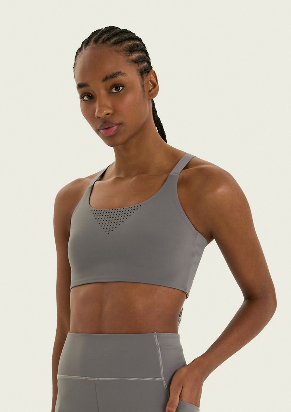 Top Esportivo Nadador - Cinza