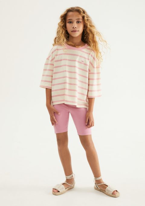 Bermuda Básica Infantil Menina Ciclista - Rosa — Hering