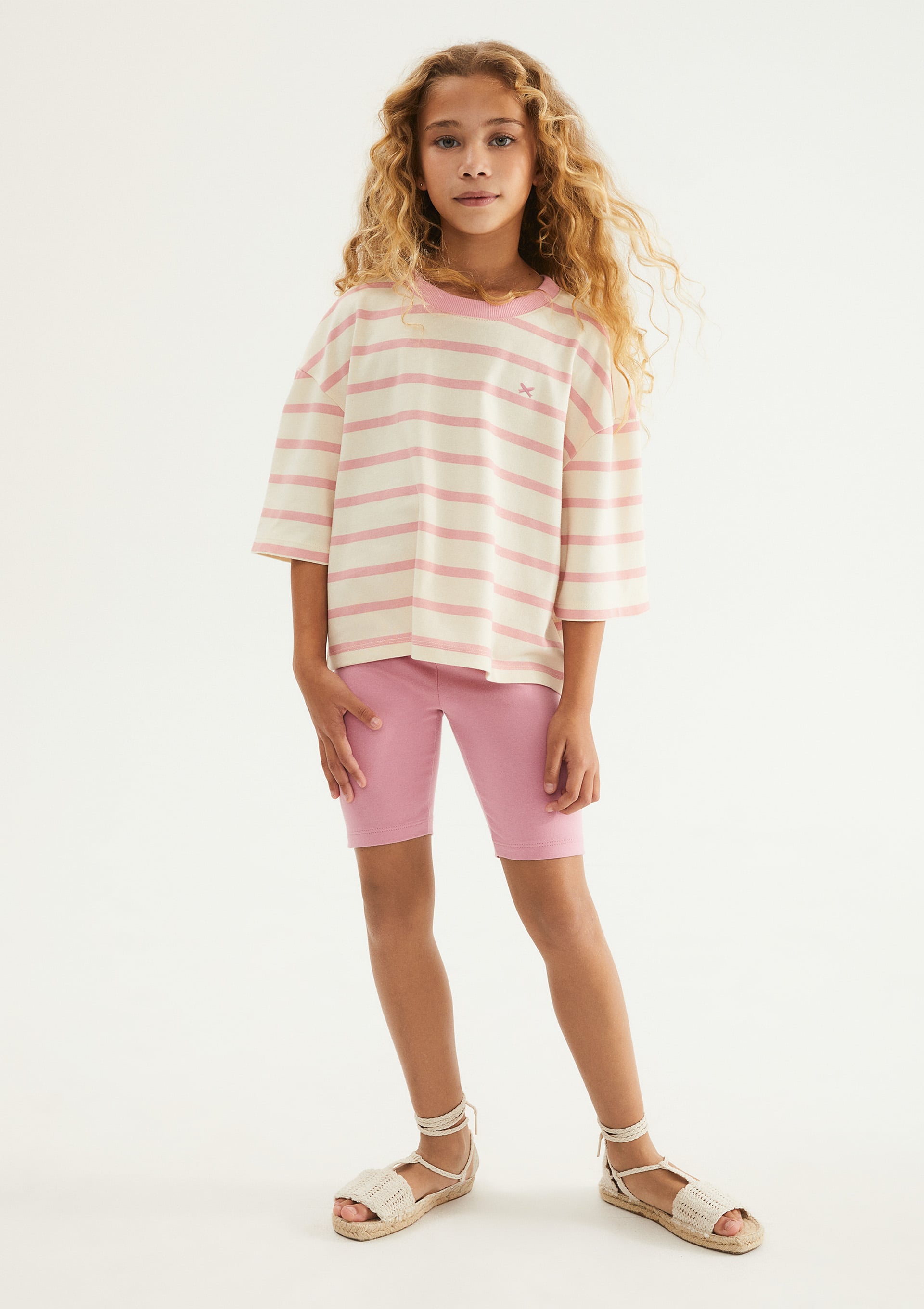 Bermuda Básica Infantil Menina Ciclista - Rosa — Hering