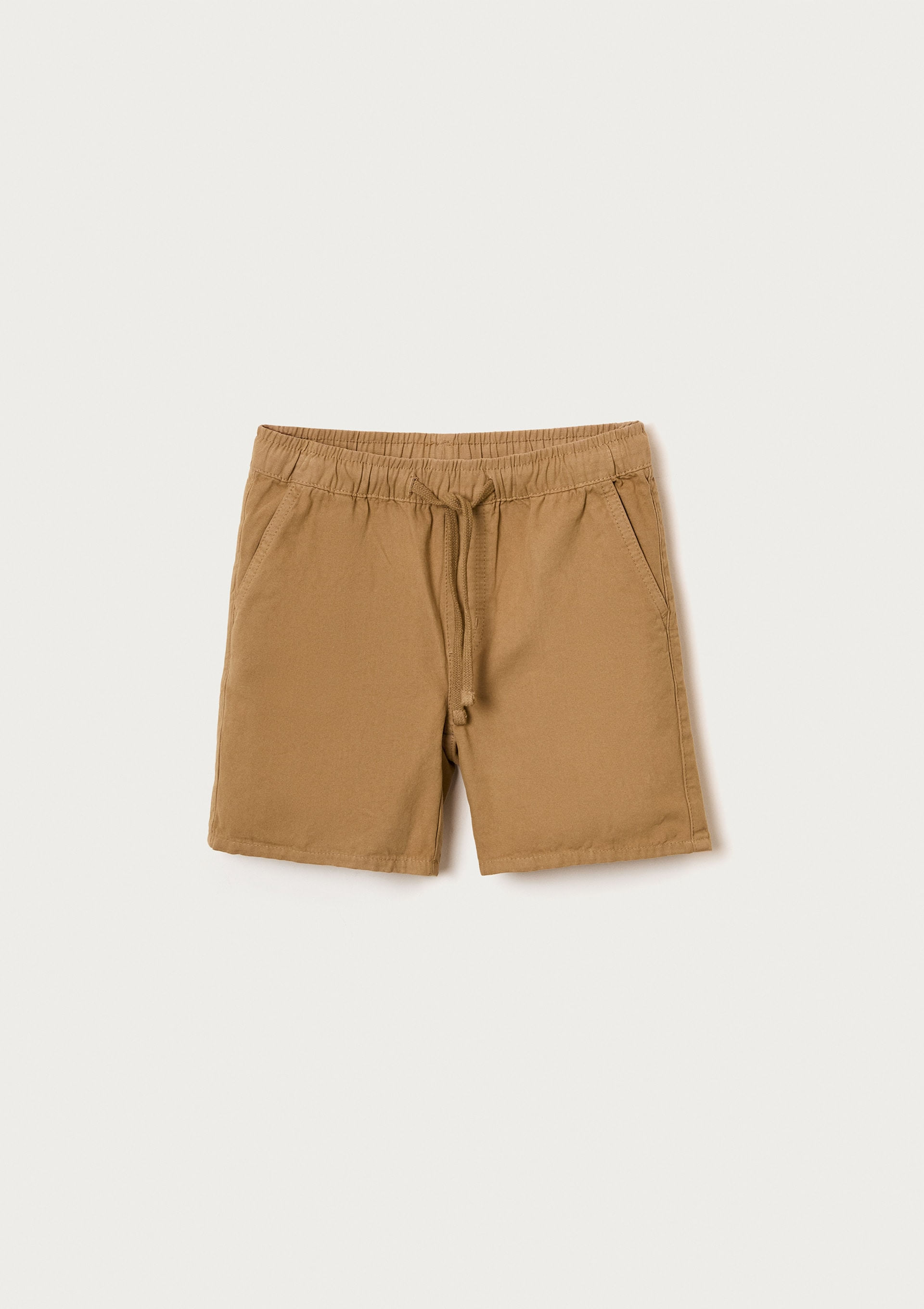 Shorts Infantil Menino em Sarja - Caqui — Hering