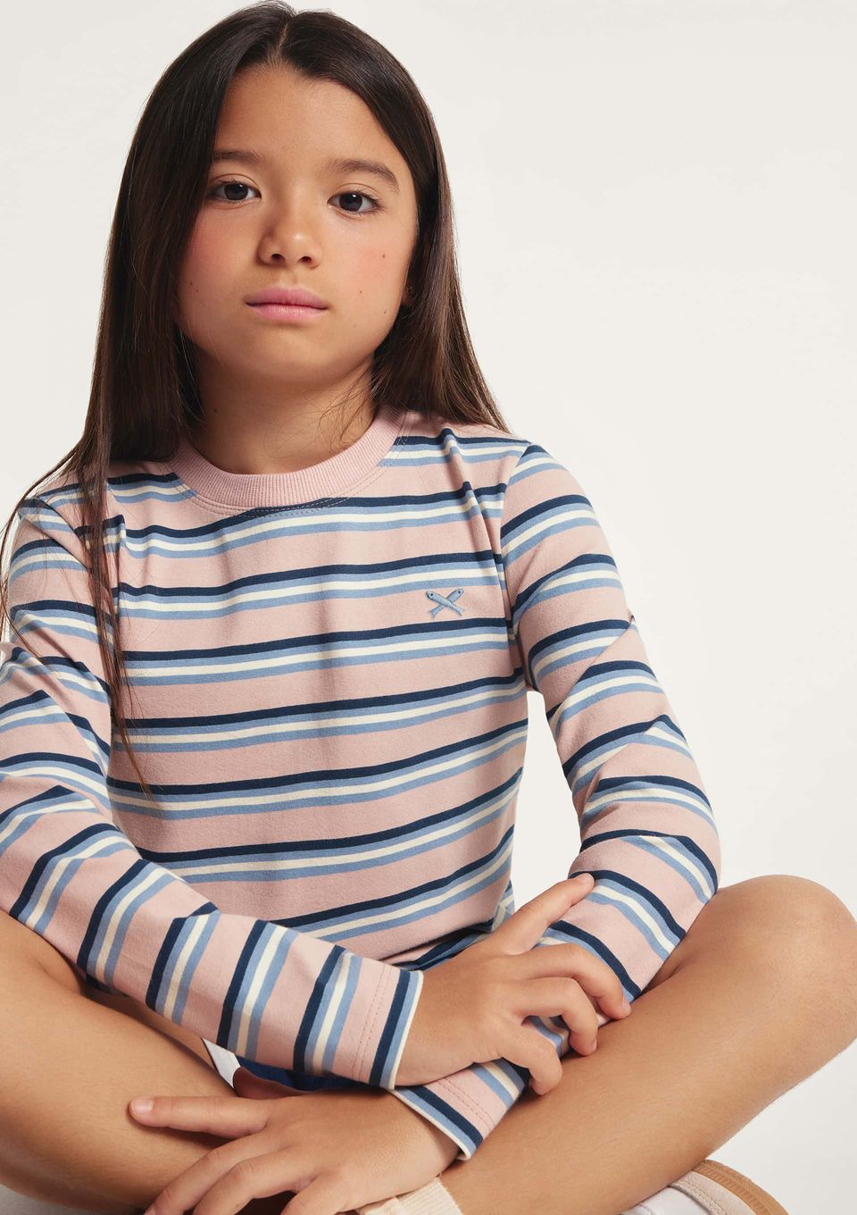Blusa Infantil Menina Manga Longa Listrada - Rosa