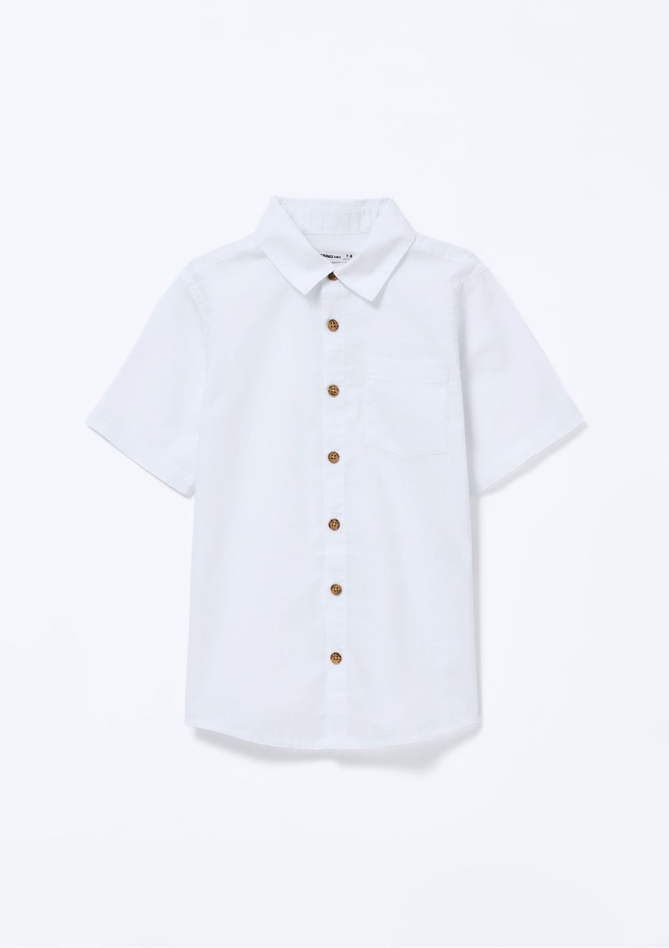 Camisa Infantil Menino Manga Comfort - Branco