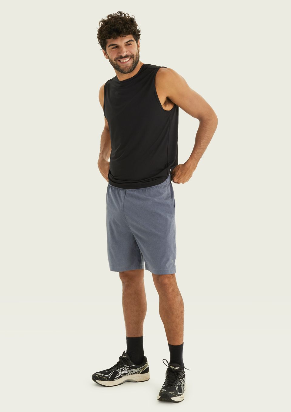 Bermuda Esportiva Masculina Mescla - Roxo