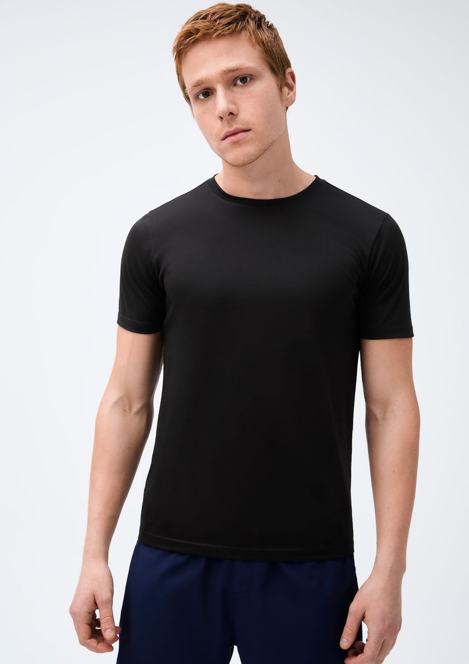 Camiseta Esportiva Básica Masculina Ultra - Preto