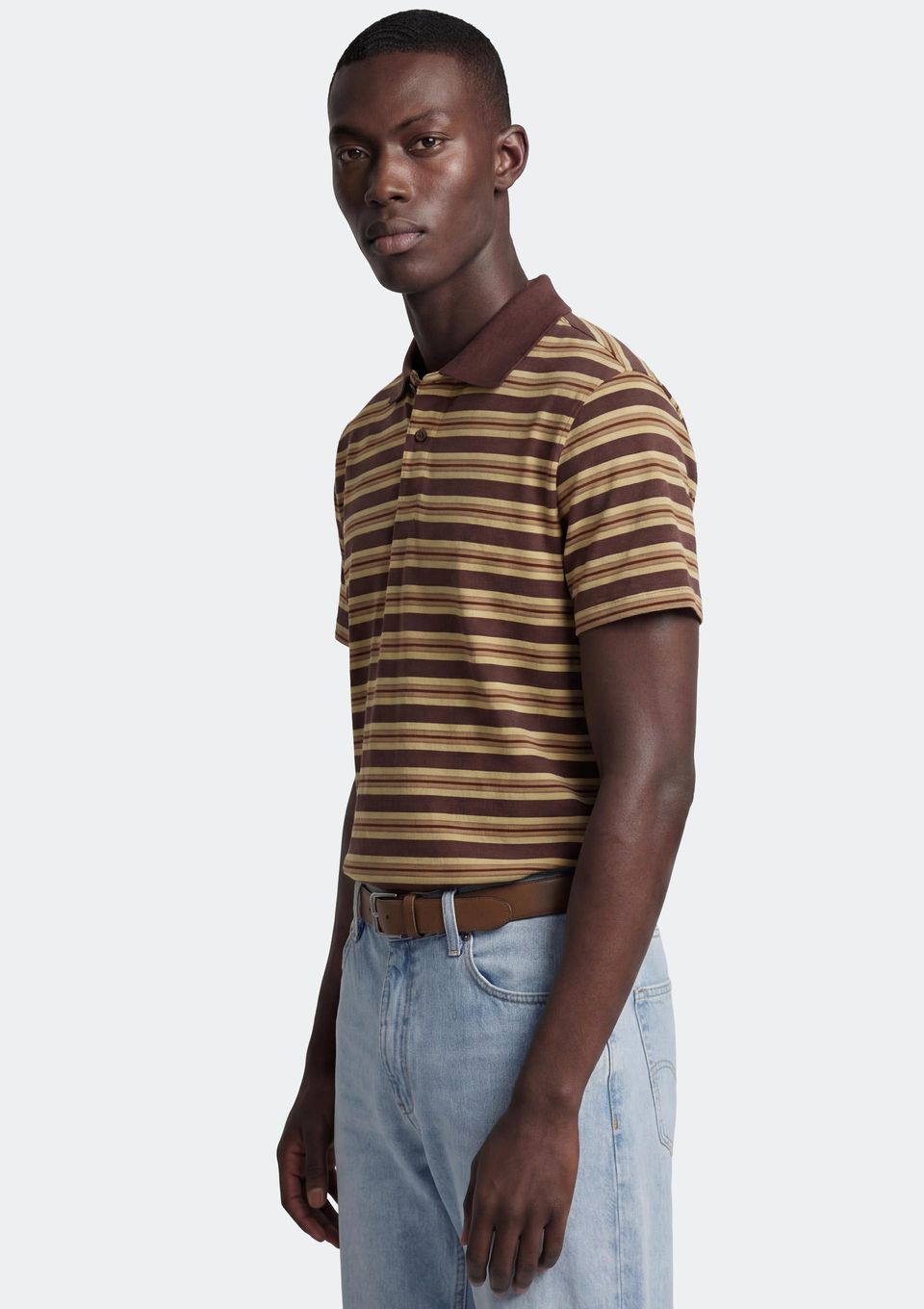 Camisa Polo Masculina em Piquet Fio Tinto - Vinho
