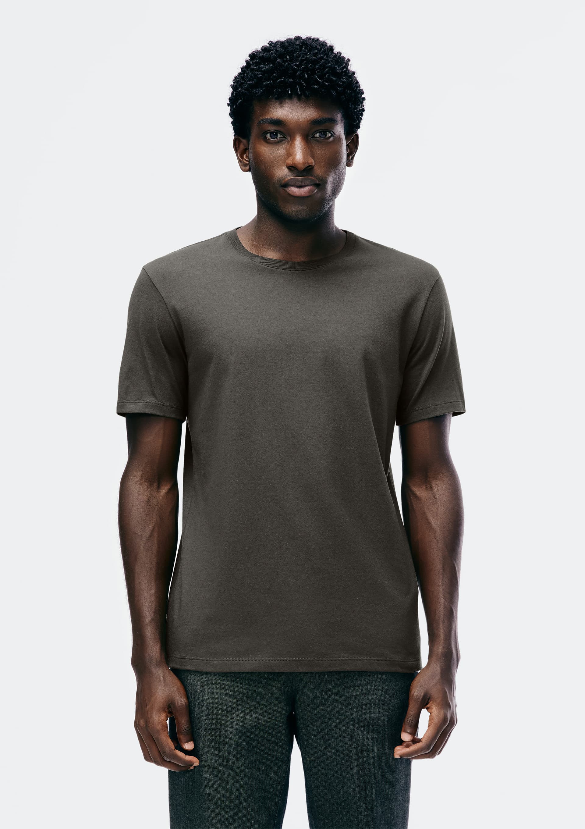 Camiseta Básica Masculina Manga Curta em Malha H+ - Verde — Hering