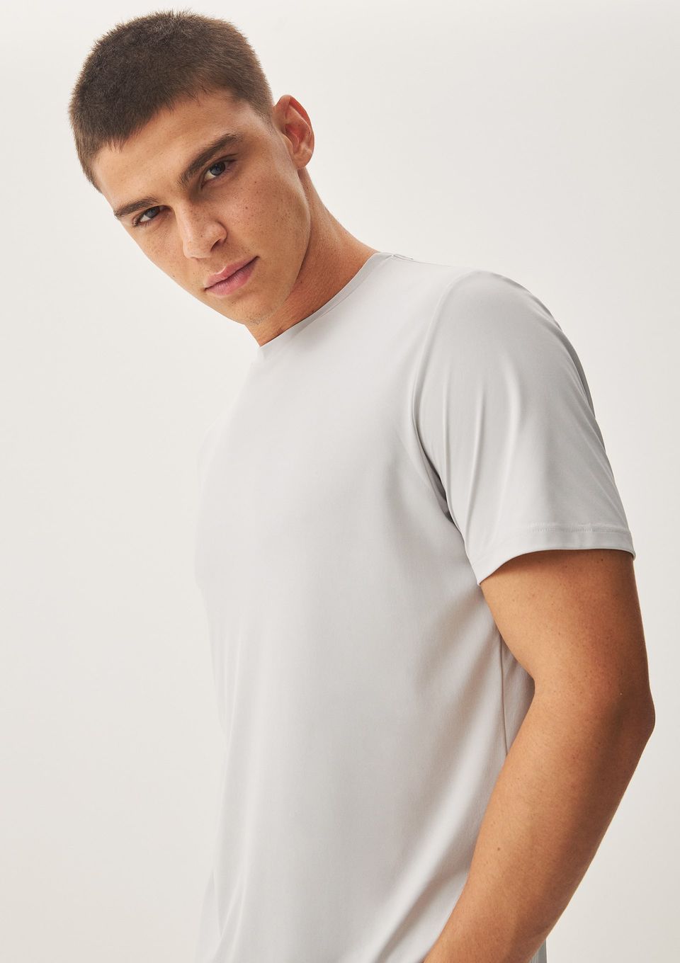 Camiseta Esportiva Masculina Manga Curta Pace - Cinza