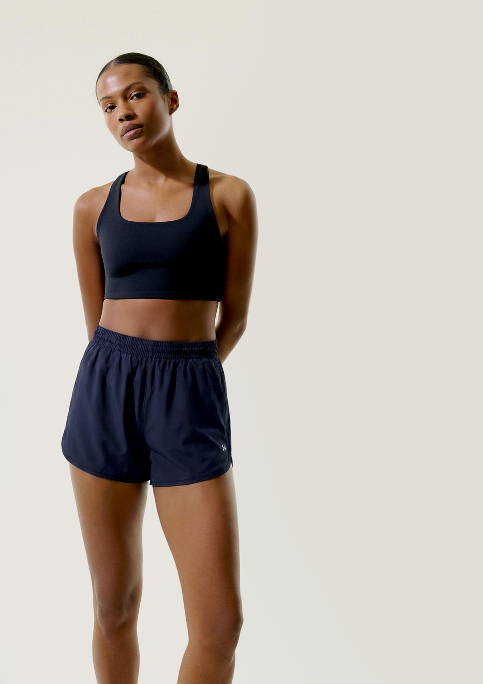 Shorts Esportivo Feminino Runner Easy Care - Azul