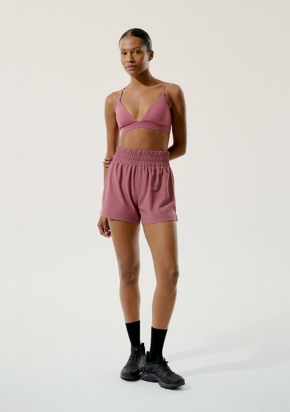 Shorts Esportivo Feminino Runner Easy Care - Rosa