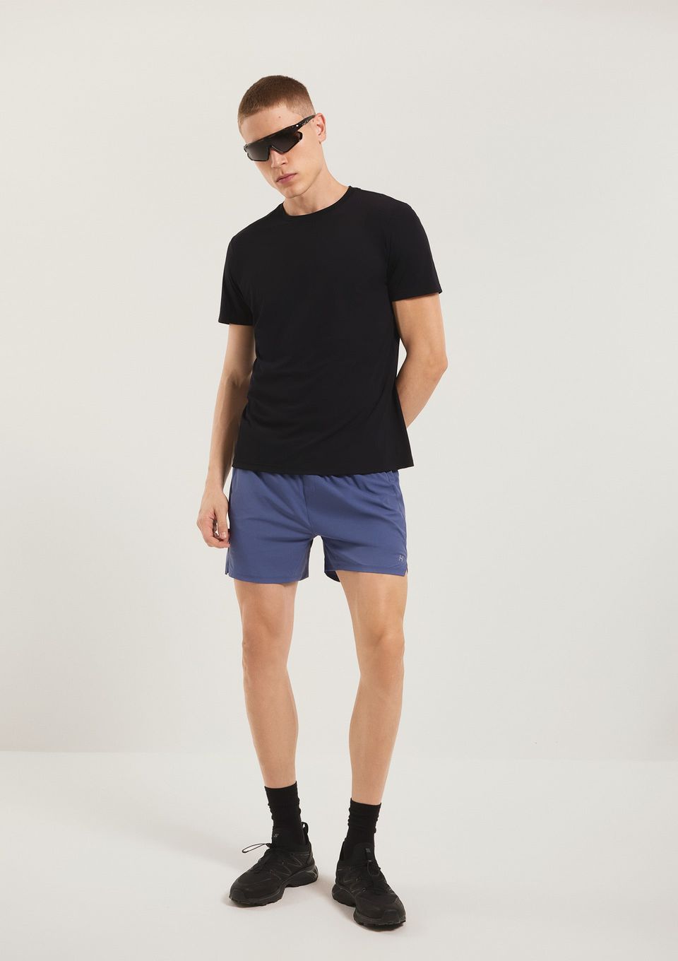 Shorts Esportivo Runner Masculino Easy Care - Azul