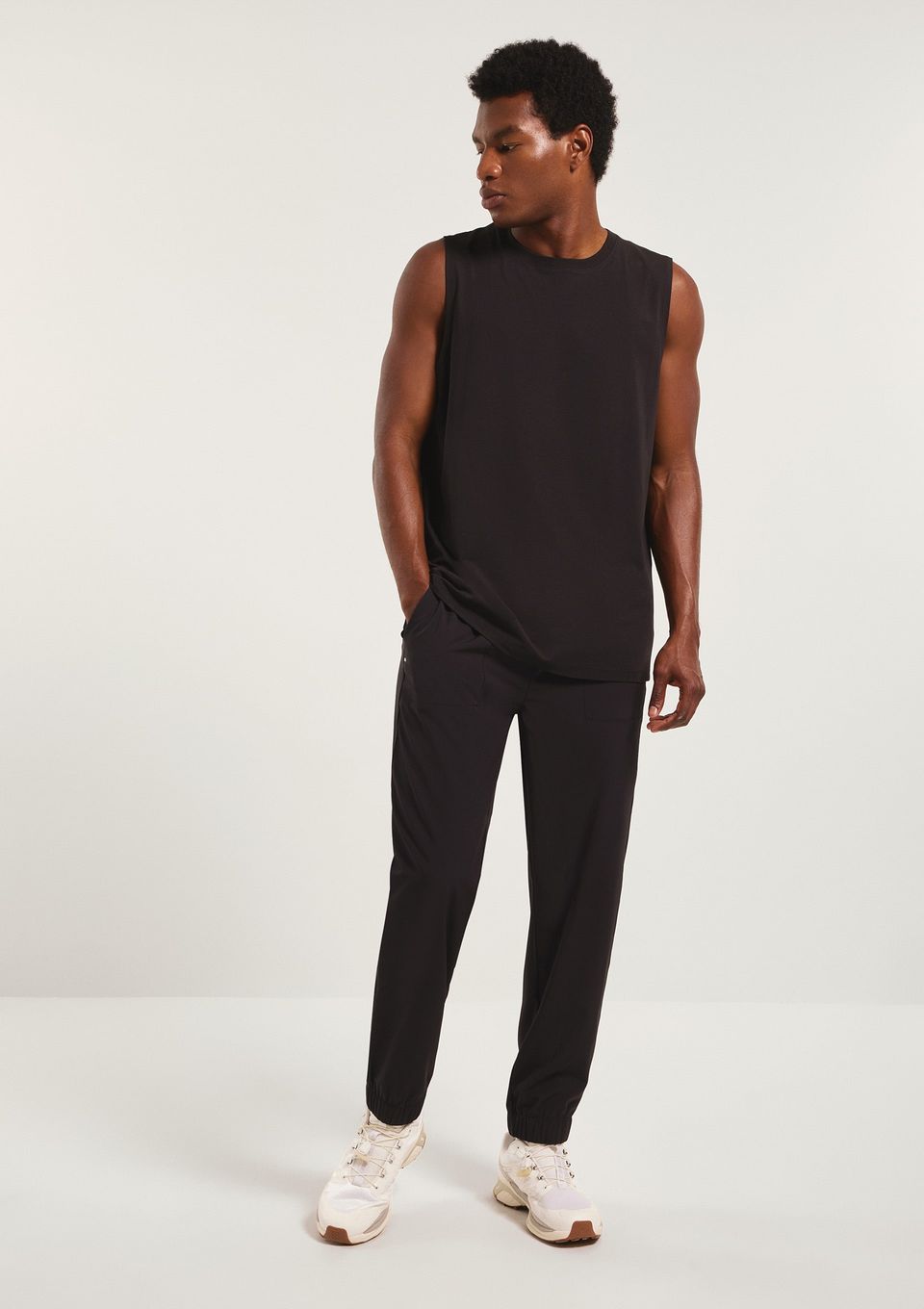 Calça Esportiva Masculina Jogger - Preto