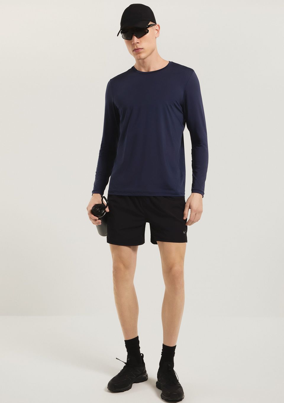Shorts Esportivo Runner Masculino Easy Care - Preto