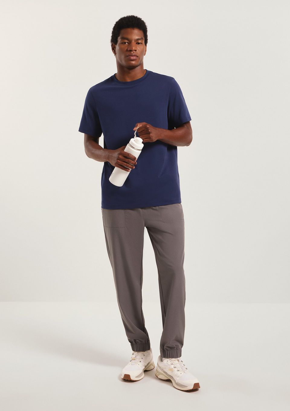 Calça Esportiva Masculina Jogger - Cinza