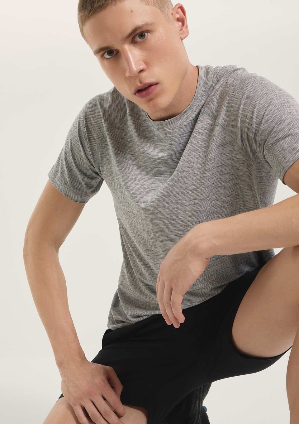 Camiseta Esportiva Masculina Moove Secagem Rápida - Cinza