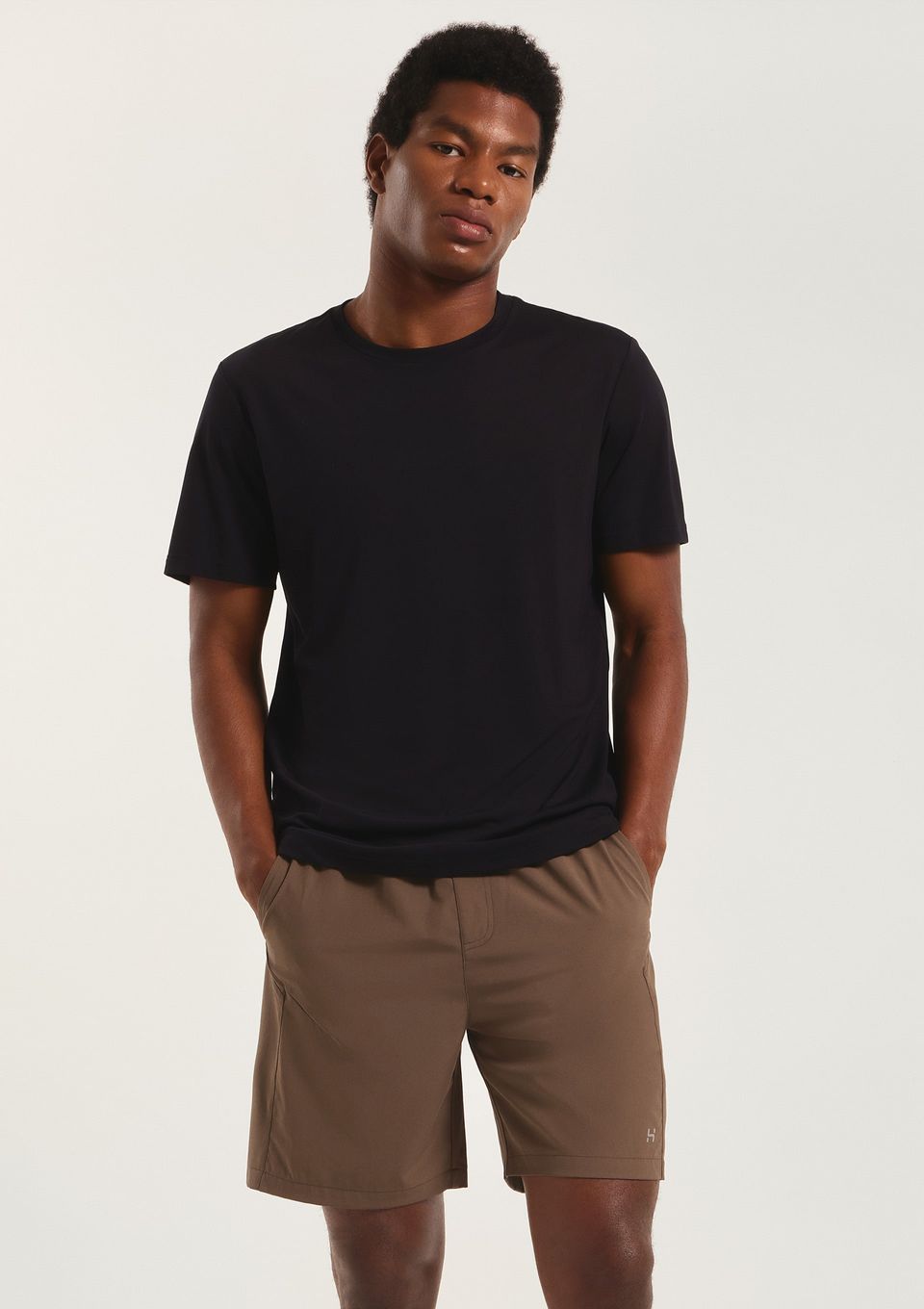 Camiseta Esportiva Masculina Manga Curta Pace - Preto