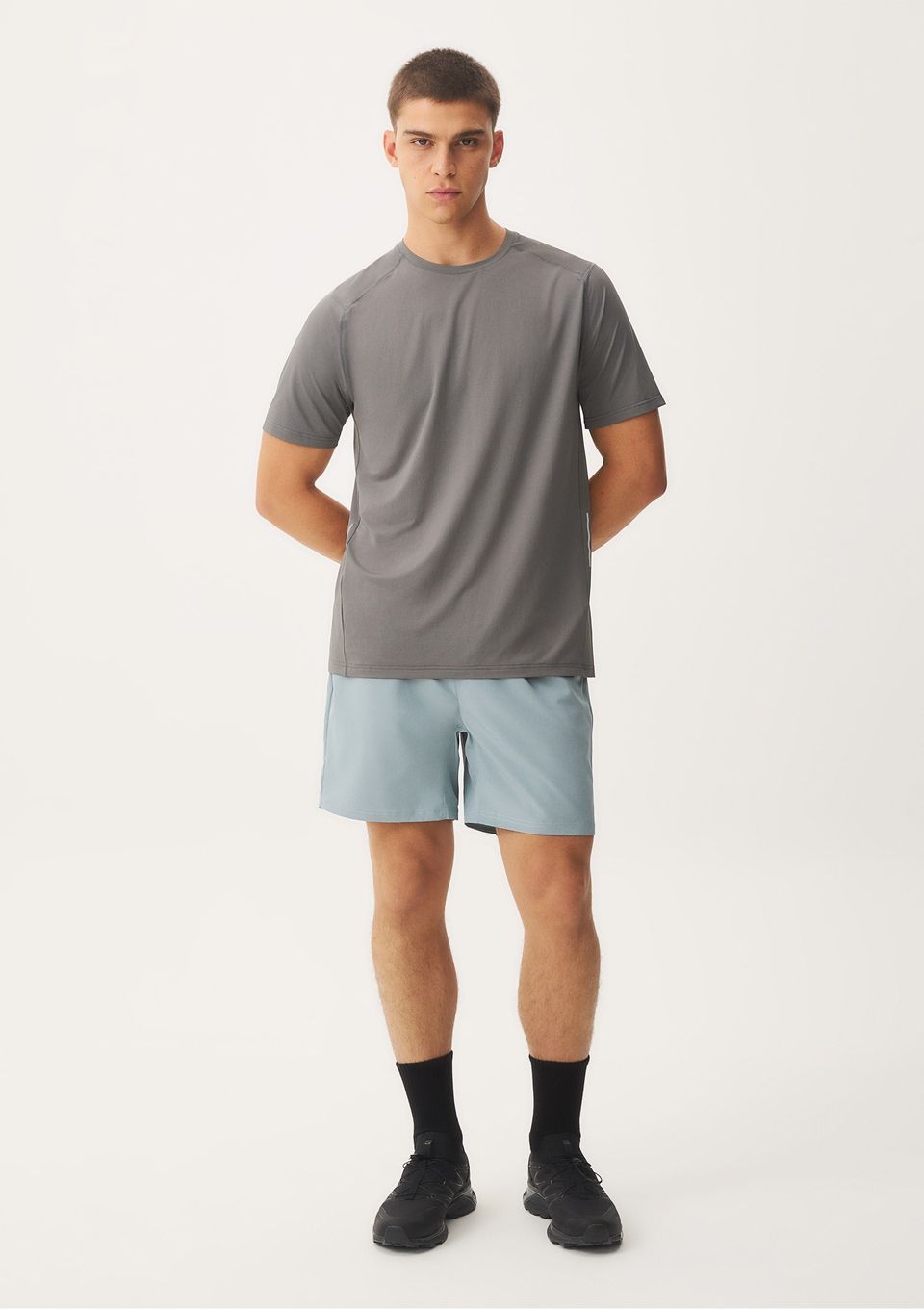 Bermuda Esportiva Básica Masculina Easy Care - Cinza