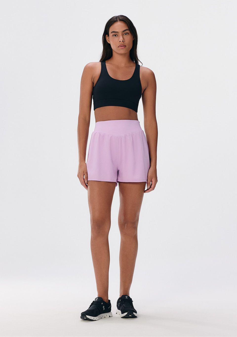 Shorts Esportivo Feminino Secagem Rápida - Lilás
