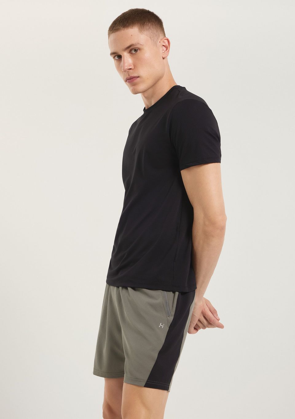 Bermuda Esportiva Masculina Bicolor - Verde