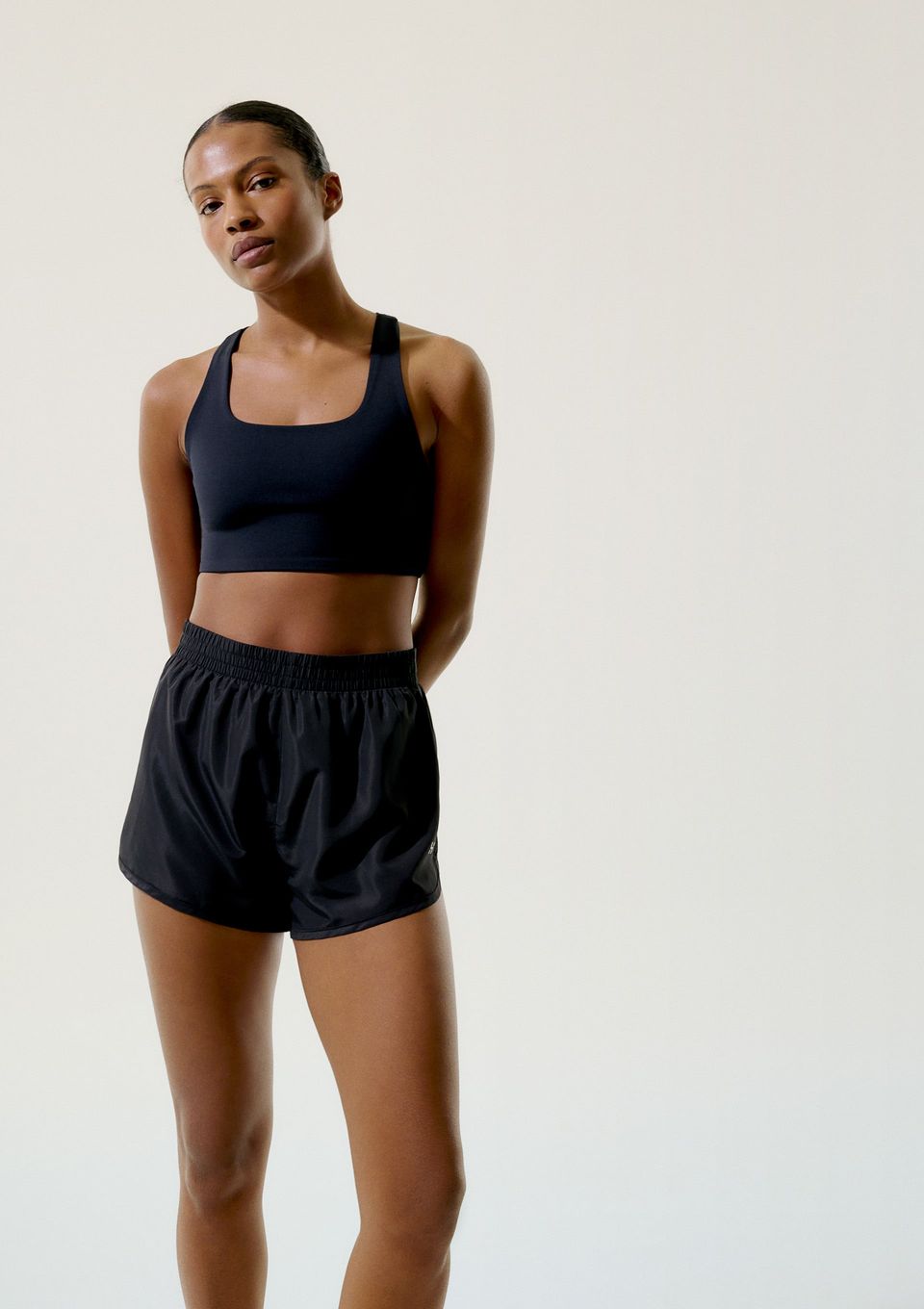 Shorts Esportivo Feminino Runner Easy Care - Preto