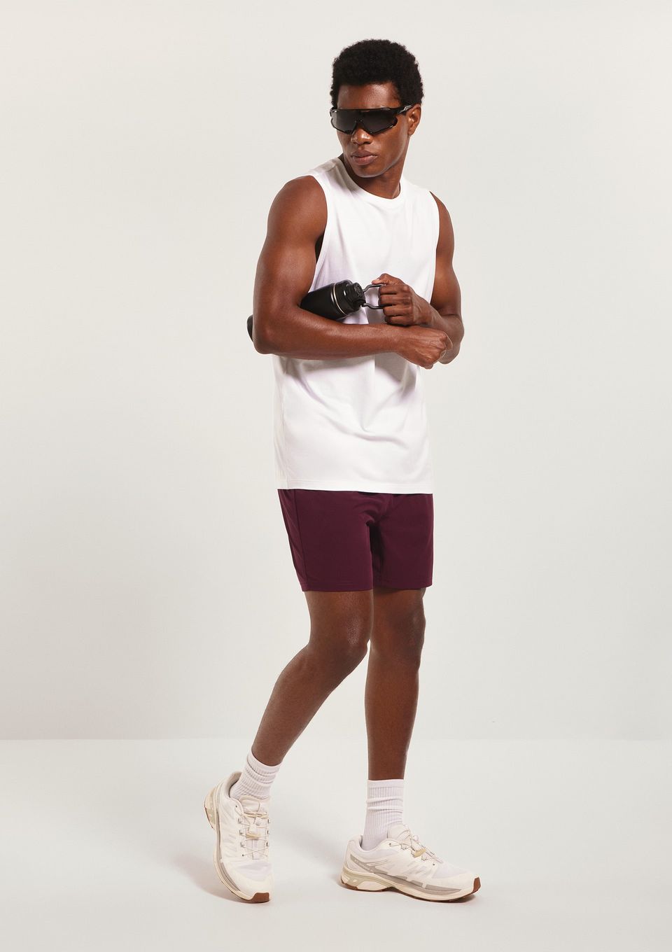 Bermuda Esportiva Básica Masculina Easy Care - Vinho