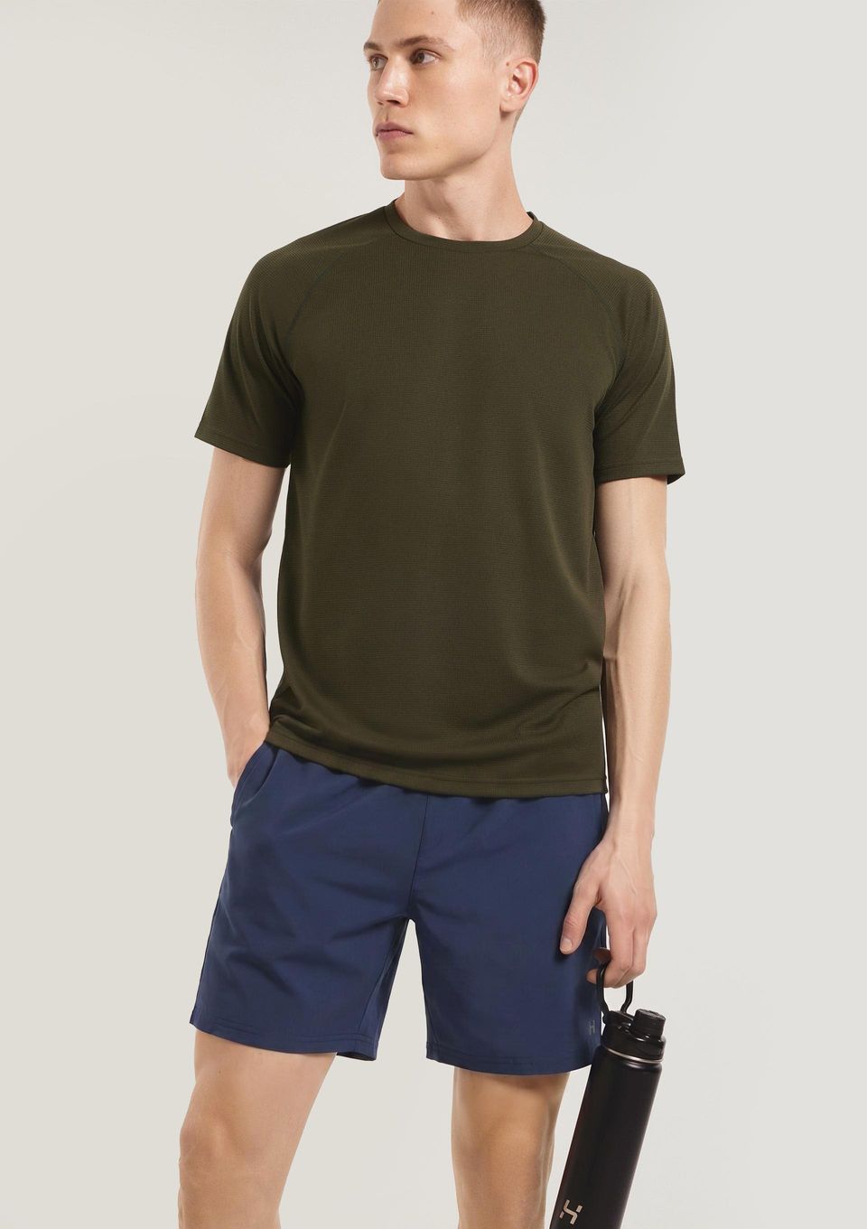 Bermuda Básica Esportiva Masculina - Azul