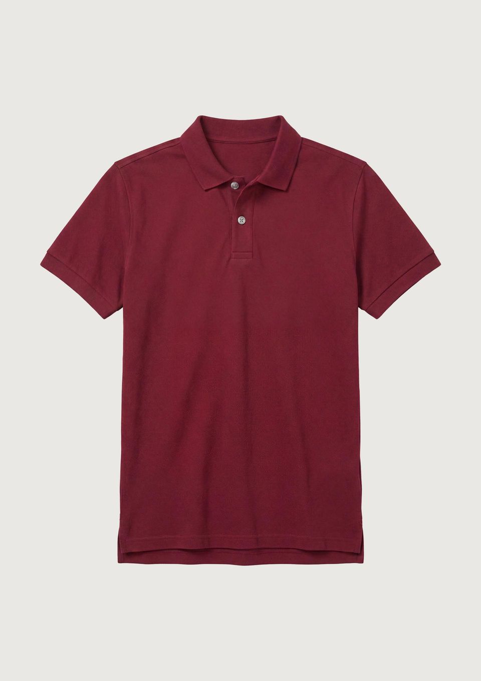 Polo Masculina Manga Curta em Malha Premium - Vermelho