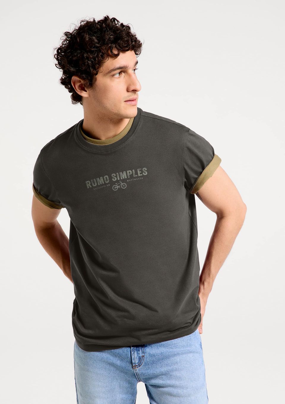 Camiseta Masculina Super Cotton Estampada - Verde