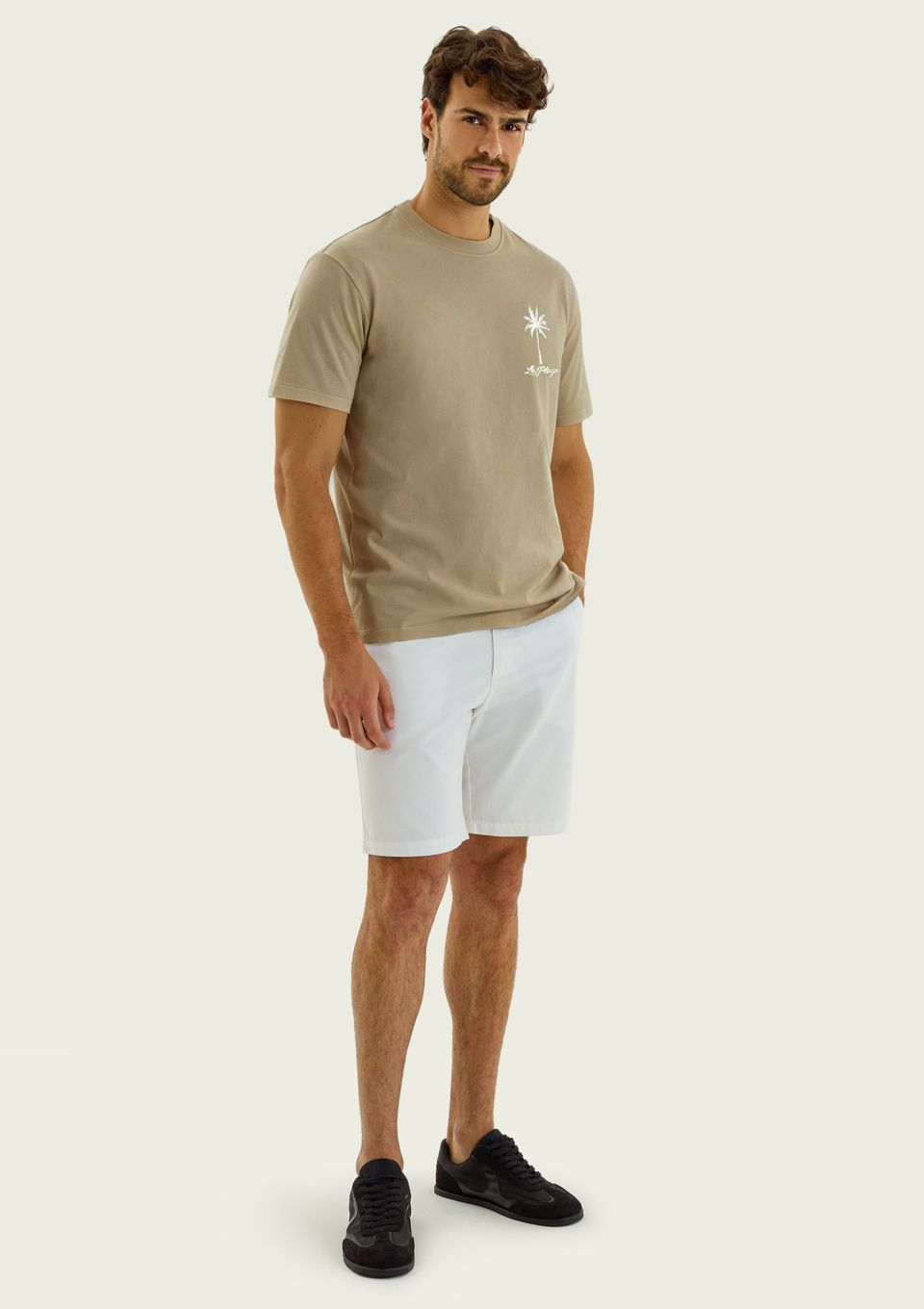Camiseta Masculina Super Cotton Estampada - Verde