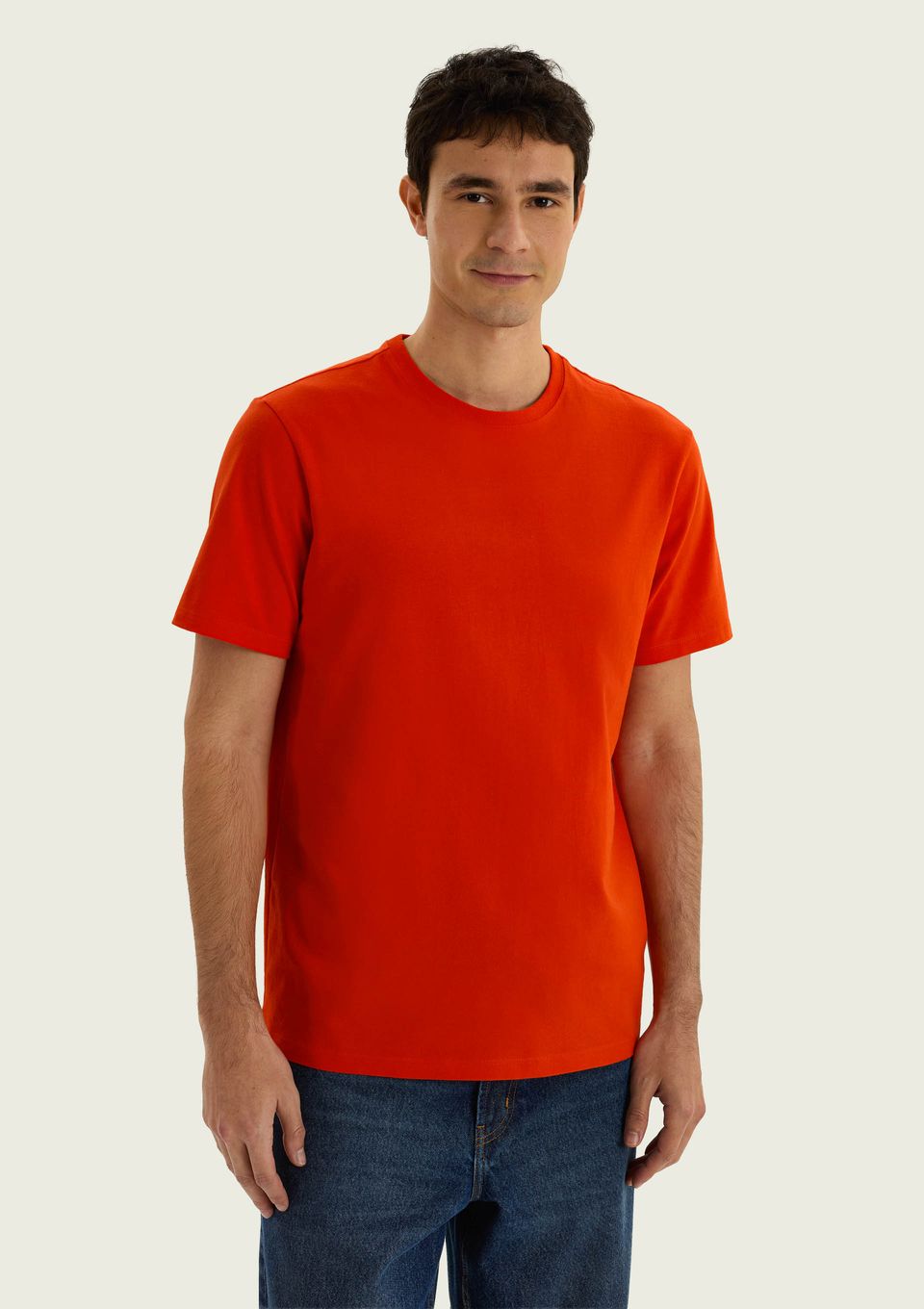 Camiseta Básica Masculina Comfort Super Cotton - Vermelho
