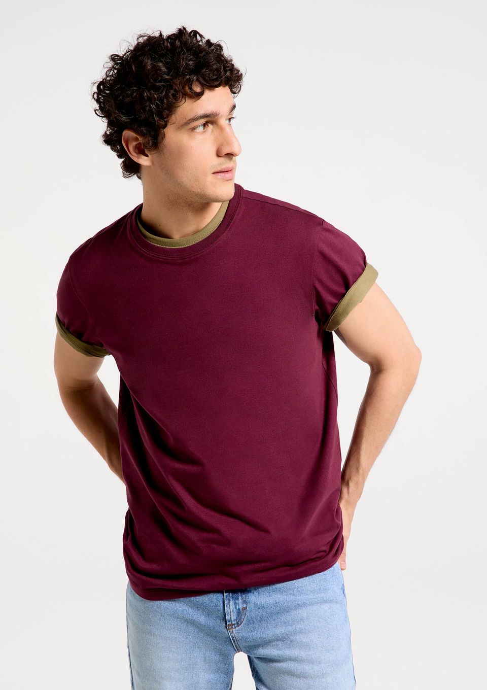 Camiseta Básica Masculina Comfort Super Cotton - Vermelho