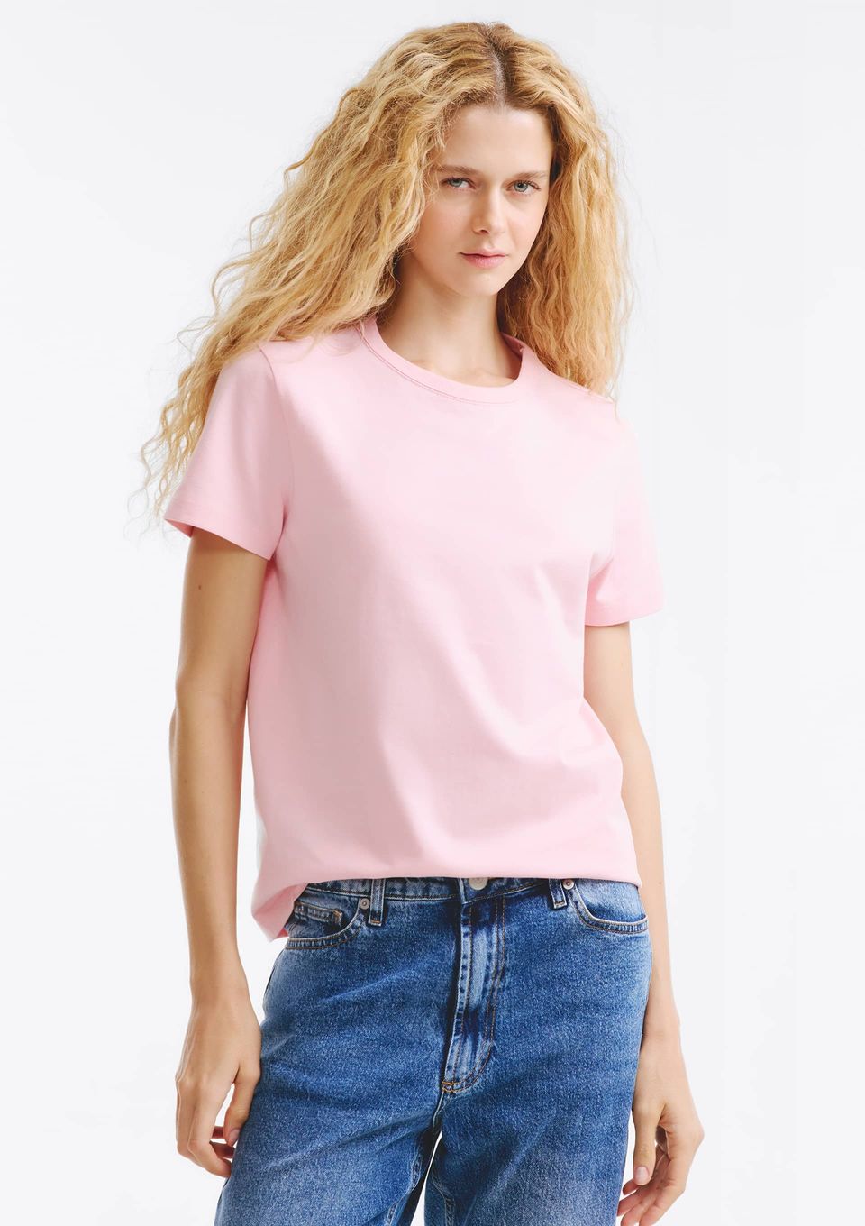 Camiseta Brasil Feminina Manga Curta - Rosa