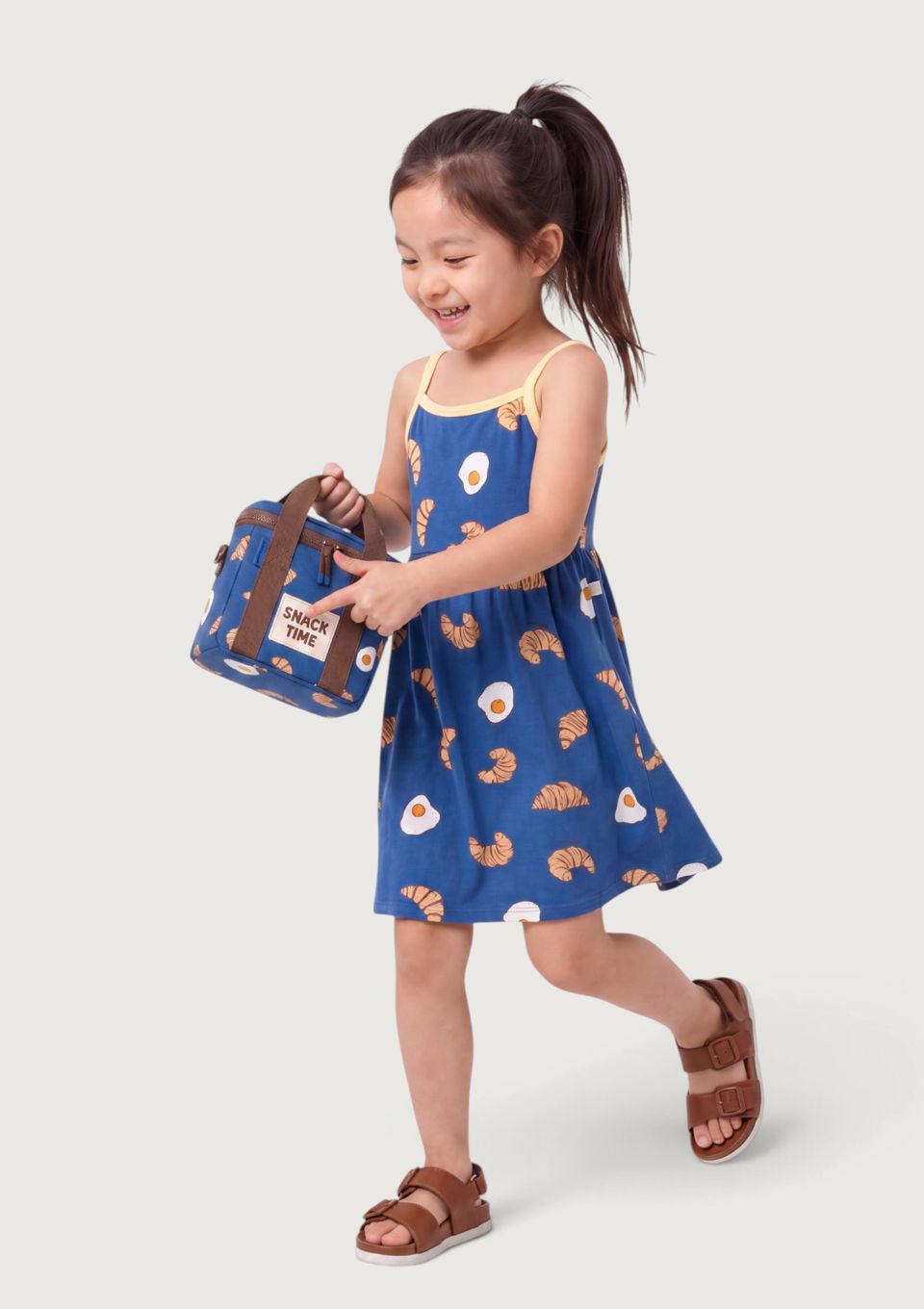 Vestido Infantil Estampado Hering Kids + Renata Vanzetto - Azul