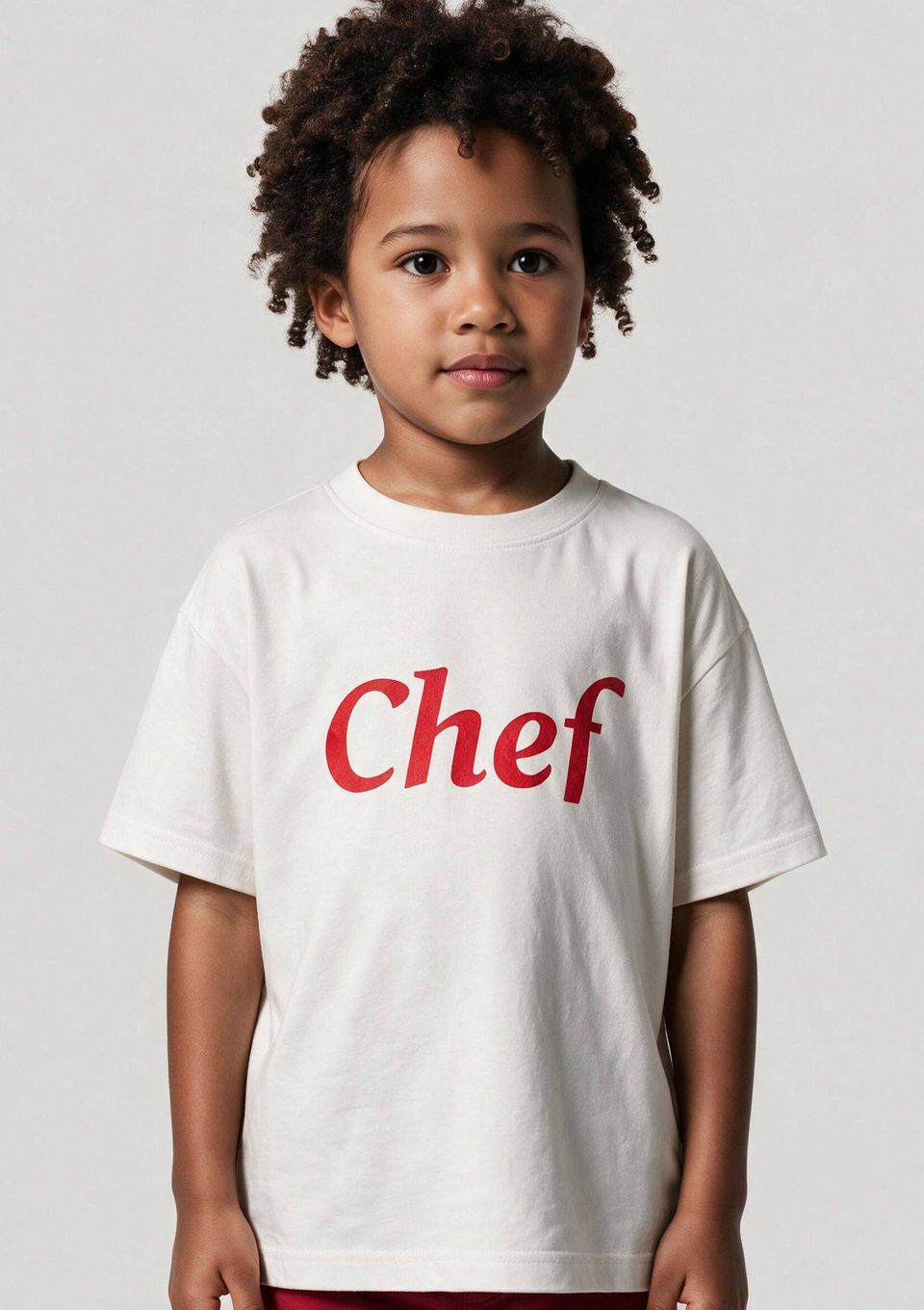 Camiseta Infantil Unissex Chef Hering Kids + Renata Vanzetto - Off White