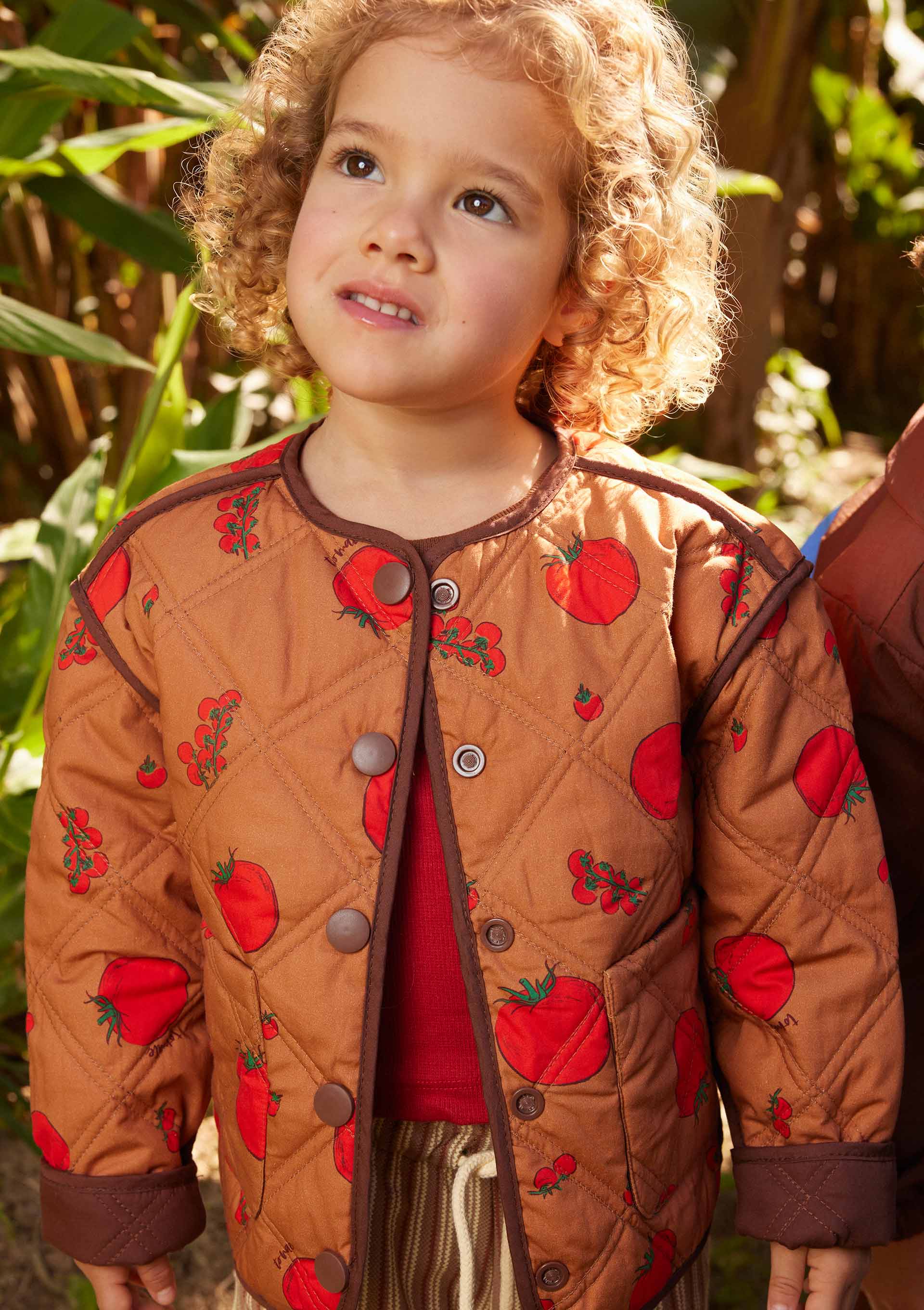 Jaqueta Infantil Unissex Puffer Dupla Face Hering Kids + Renata Vanzetto - Marrom — Hering