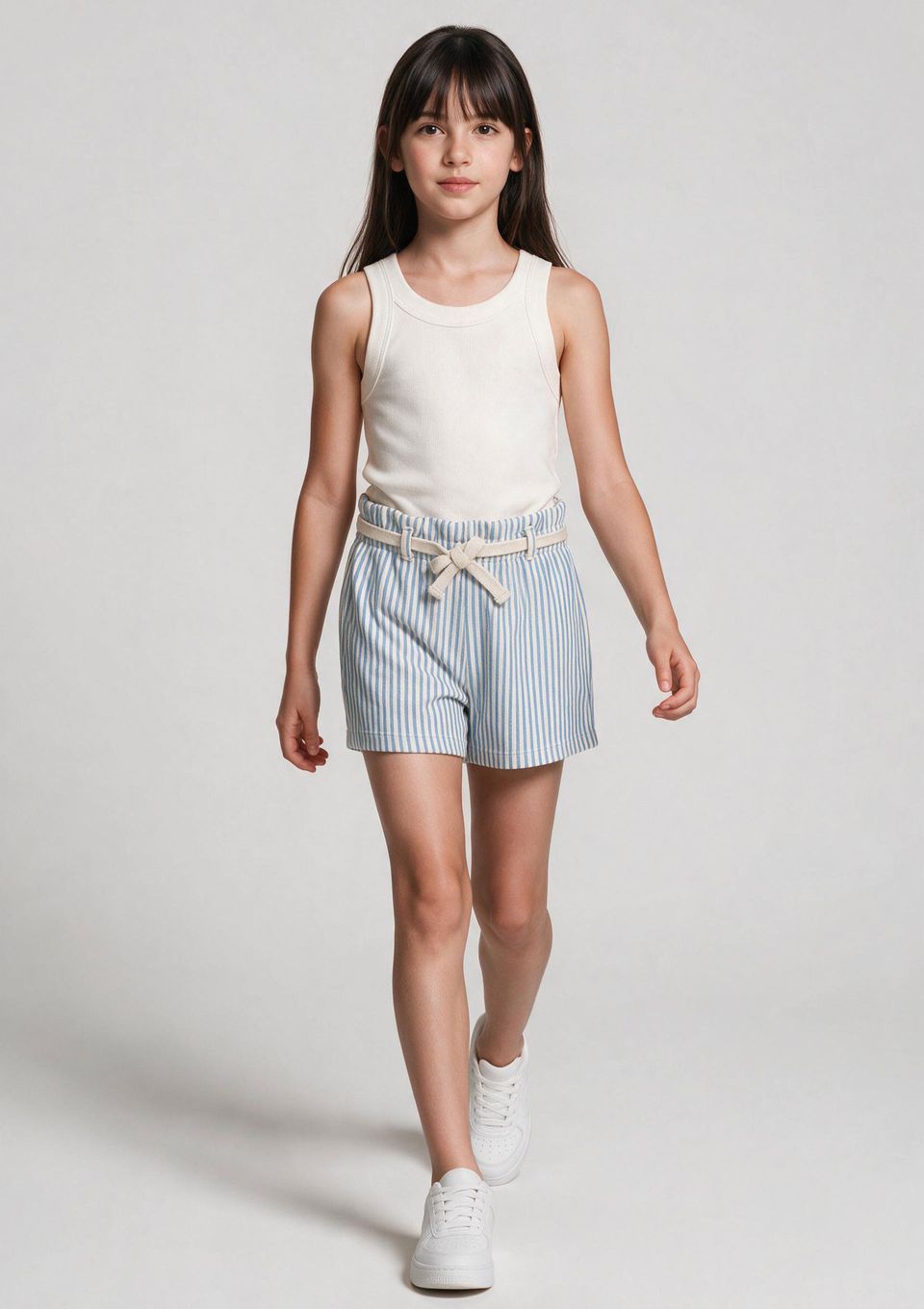 Shorts Infantil Menina Cós Clochard - Azul